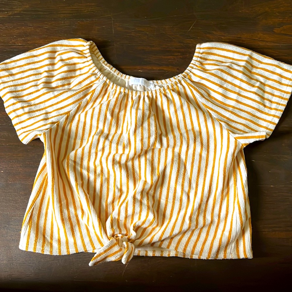 Zara girls striped top